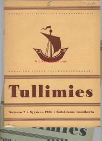 Tullimies lehti 1936 nr 7 ja 1937 nr 1