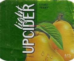 Upcider Light Perry  -siiderietiketti,  viinaetiketti