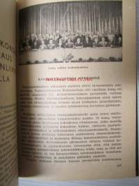 Demokraattisen kansan kalenteri 1958 - Artikkelit Maksim Gorkin tie suomalaisiin sydämiin, Arvo Turtiainen Punakaarti 1918, Luokkasota ja Suomen itsenäisyys,