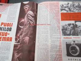 Jallu 1961 nr 6 -Tabe Slioor erikoisnumero - Miehet ja minä - muistelmat osa 4, Kansikuva Tabe Slioor, takakansikuva Marilyn Monroe, lisäksi sis. mm. seur.