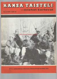 Kansa taisteli - miehet kertovat  1976 nr 5 / kansi JP 4:n vastahyökkäys alkamassa Shemenskissä 1942, SA:n aseet 1918-1945, tulikaste, Pertjärven mottitaistelut 1942