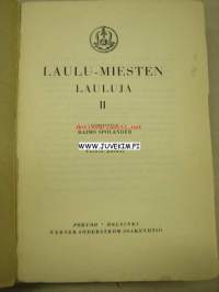 Laulumiesten lauluja II