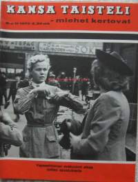 Kansa taisteli - miehet kertovat  1973 nr 11 / Kansi lotta evakuoi, myrsky-yö Äänisellä, asemissa Syvärillä, Uomaa 30.11.1939, Tsopinassa