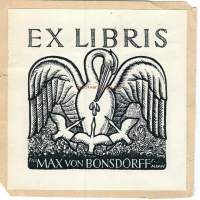 Max von Bonsdorff till minne  - Ex Libris