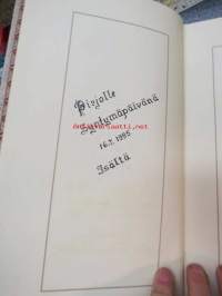 Juhla-Kanteletar, omassa kotelossaan, kuvitus Akseli Gallen-Kallela