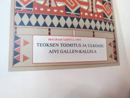 Juhla-Kanteletar, omassa kotelossaan, kuvitus Akseli Gallen-Kallela