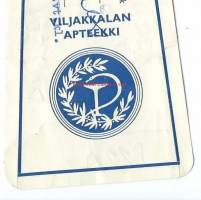 Viljakkalan Apteekki Viljakkala - resepti signatuuri  1964