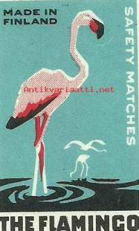 The Flamingo  -  tulitikkuetiketti