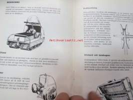 Sno-Tric SC-2 1967 snöskoter instruktionsbok -moottorikelkka, käyttöohjekirja ruotsiksi