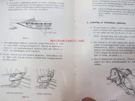 Sno-Tric SC-2 1967 snöskoter instruktionsbok -moottorikelkka, käyttöohjekirja ruotsiksi