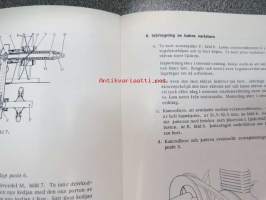Sno-Tric SC-2 1967 snöskoter instruktionsbok -moottorikelkka, käyttöohjekirja ruotsiksi