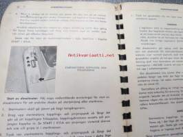 Caterpillar hjullastare 950 instruktionsbok, serienummer 90 A 1 och uppåt -kauhakuormaaja, käyttöohjekirja ruotsiksi