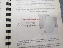 Caterpillar hjullastare 950 instruktionsbok, serienummer 90 A 1 och uppåt -kauhakuormaaja, käyttöohjekirja ruotsiksi