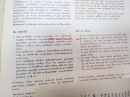 Strömberg - Sähköliesien käyttö ja Lieden hoito 1979 -käyttöohjekirjat