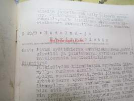 Porkert / Robot-Porkert E 20 Kotitalouskone - Motokov-tehtaan valmistama yleiskone -käyttöohjekirja (suomenkielinen), myntiesitteet saksaksi ja suomeklsi