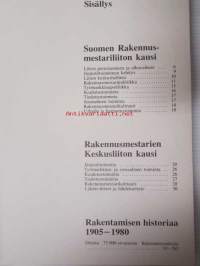 Rakennustitoa ja mestareita 1905-1980
