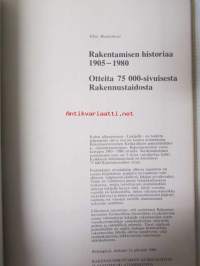 Rakennustitoa ja mestareita 1905-1980