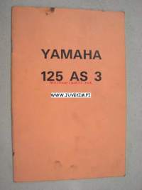 Yamaha 125 AS 3 -käyttöohjekirja 