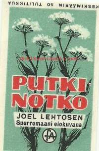 Putkinotko -  tulitikkuetiketti