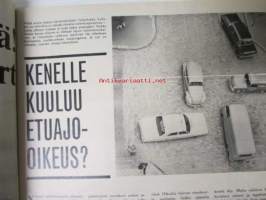 Tuulilasi 1968 nr 3, sis. mm. seur. artikkelit / kuvat / mainokset; Kannessa Datsun 1000, Talvikirje Englannista Reliant Regal 3/25 De Luxe, Daimler V8-250, TVR 2+2
