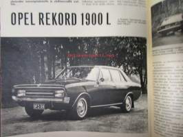 Tuulilasi 1967 nr 7, sis. mm. seur. artikkelit / kuvat / mainokset; Tuulilasi testaa Opel Record 1900 L, Ruplasakkoa Moskovassa, Ford Cortina Estate, Sumbeam