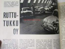 Tuulilasi 1967 nr 7, sis. mm. seur. artikkelit / kuvat / mainokset; Tuulilasi testaa Opel Record 1900 L, Ruplasakkoa Moskovassa, Ford Cortina Estate, Sumbeam