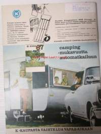 Tuulilasi 1967 nr 7, sis. mm. seur. artikkelit / kuvat / mainokset; Tuulilasi testaa Opel Record 1900 L, Ruplasakkoa Moskovassa, Ford Cortina Estate, Sumbeam