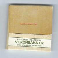 Vilkonsaha Oy  Hirvensalmi  hammastikkurasia 5,5x5x0,5 cm -  mainoslahja