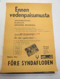 Ennen vedenpaisumusta - Före syndafloden, pääosissa Marina Vlady, Bernard Blier, Isa Miranda, Jacques Fayet, Jacques Castellot, Balbetre -elokuvajuliste