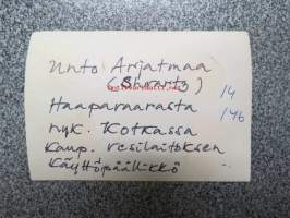 Unto Arjatmaa -valokuva
