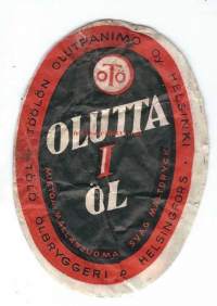 Olutta I -  olutetiketti