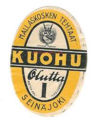 Kuohu I Olutta -  olutetiketti