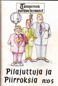 Pilajuttuja ja piirroksia N:o 5.  Koti- ja ulkomaista huumoria.  Yli 30 pilakuvaa, 210 pilajuttua. 1996.