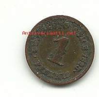 Saksa - 1  pennig  1895 E  - kolikko