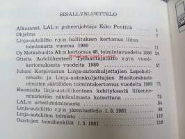 Linja-autoliitto ry Vuosikirja 1981