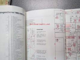 Volvo 240 / 260 - Gör det själv handbook - boken gäller 240/260 från årsmodell 1975-, speciella avvikelser somm finns på gaskonverterade (LPG) behandlas inte