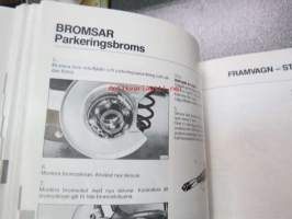 Volvo 240 / 260 - Gör det själv handbook - boken gäller 240/260 från årsmodell 1975-, speciella avvikelser somm finns på gaskonverterade (LPG) behandlas inte