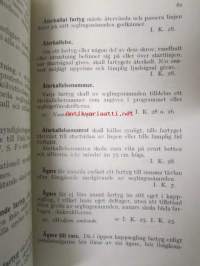 Finlands Seglarförbund - Suomen Purjehtijaliitto - Kappseglingsregler 1936