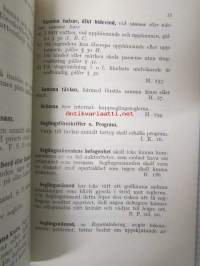 Finlands Seglarförbund - Suomen Purjehtijaliitto - Kappseglingsregler 1936