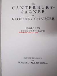 Canterburysägner av Geoffrey Chaucer - prologen frun från bath