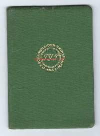 Pohjoismaiden Yhdyspankki, Karttuva Talletustili 1950   -  pankkikirja