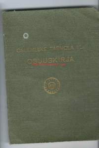 Osuusliike Tarmola, Turku - osuuskirja 1942