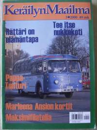 Keräilyn Maailma  2000 nr 3 - pappa Tunturi, rättäri, kitkalinkkari, huoltoasema kilvet, O-P Riihikoski, Aalto kokoelma, 30-luvun purukumit, saksalaiset