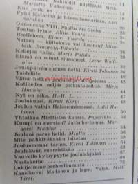 Kotiliesi 1966 nr 24 Joulunumero , Elämä on minut siunannut, Karen Blixen, Kotilieden neljäs palkintokeittiö,  Hilppa Jäntti Helsinki, Kellojen taika...