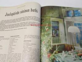 Kotiliesi 1966 nr 24 Joulunumero , Elämä on minut siunannut, Karen Blixen, Kotilieden neljäs palkintokeittiö,  Hilppa Jäntti Helsinki, Kellojen taika...