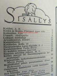 Kotiliesi 1967 nr 19 -mm. korjaamalla tarkoituksenmukaiseksi - Yhtyneiden kuvalehtien Torppa Nuuksiossa, maalaistalon pihan perustaminen kuvia Mikkisen piha