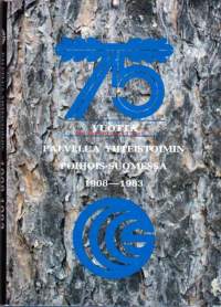 75 vuotta palvelua yhteistoimin Pohjois-Suomessa 1908 - 1983.  SOK Oulun aluekonttori ja piirin osuuskaupat.