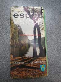 Espoo / Esbo opaskartta - guidekarta 1975