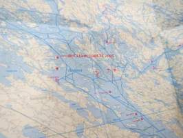 Saimaa matkailukartta, turistkarta, touring map, Touristenkarte