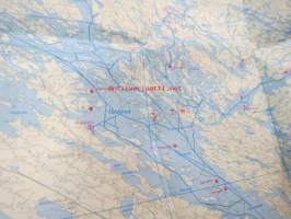 Saimaa matkailukartta, turistkarta, touring map, Touristenkarte